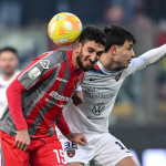 Cm Cremona 14/01/24 - campionato di calcio serie B / Cremonese-Cosenza / foto Cristiano Mazzi/Image Sport
nella foto:
Matteo Bianchetti-Baldovino Cimino