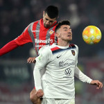 Cm Cremona 14/01/24 - campionato di calcio serie B / Cremonese-Cosenza / foto Cristiano Mazzi/Image Sport
nella foto:
Luca Ravanelli-Federico Zuccon