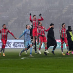 Cm Cremona 14/01/24 - campionato di calcio serie B / Cremonese-Cosenza / foto Cristiano Mazzi/Image Sport
nella foto:
Esultanza Cremonese